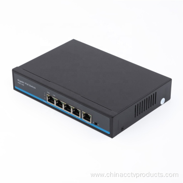 4ports CCTV Fast Network Ethernet PoE Switch 48V